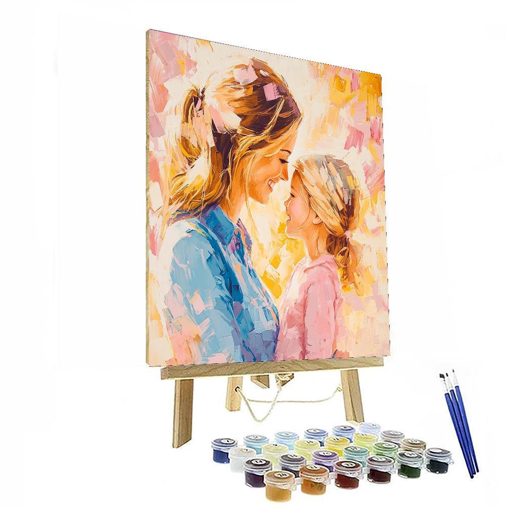 Heartfelt Embrace DIY Paint By Numbers