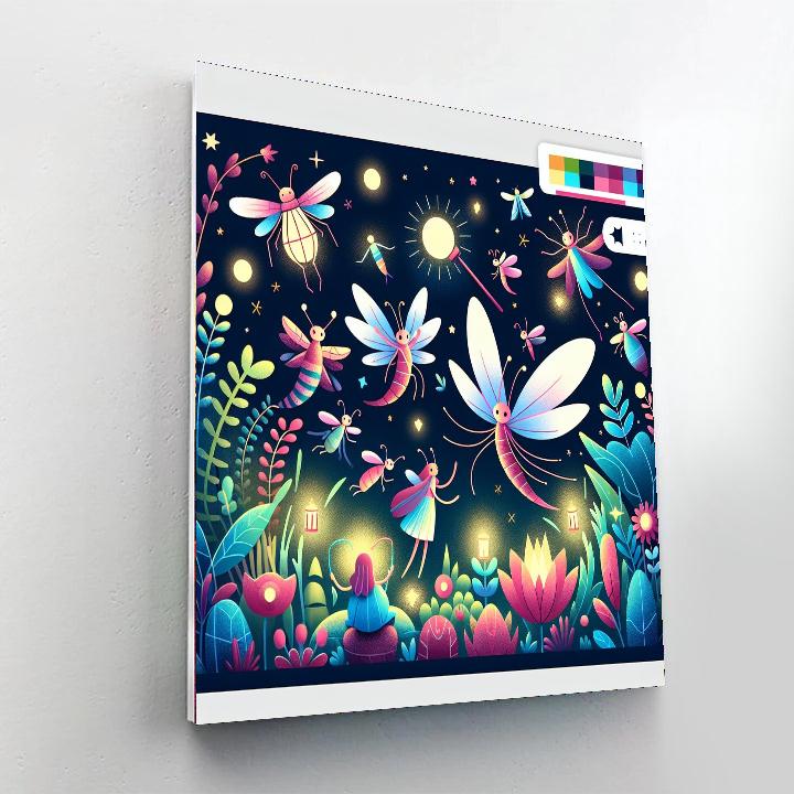 Glowing Garden Adventure Painting By Numbers Kit