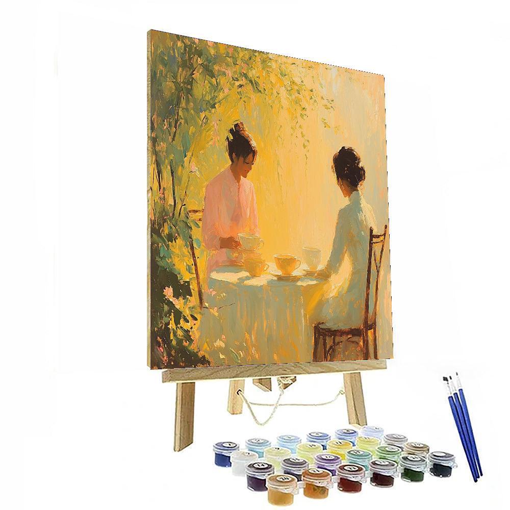 Mom's Evening Tea Paint By Number