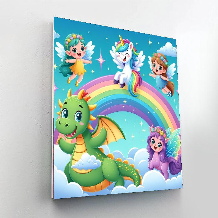 Mythical Creature Adventures Painting By Numbers Kit