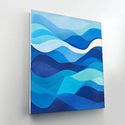 Pollock Inspired Abstract Ocean Symphony Paint By Numbers Kits
