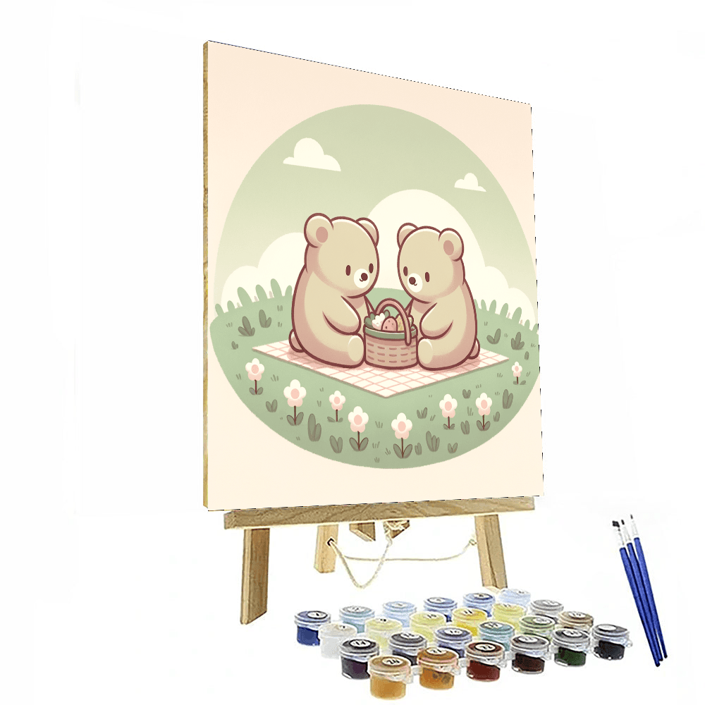 Cuddle Bear Picnic - DIY Painting By Numbers Kit – Artistry Rack