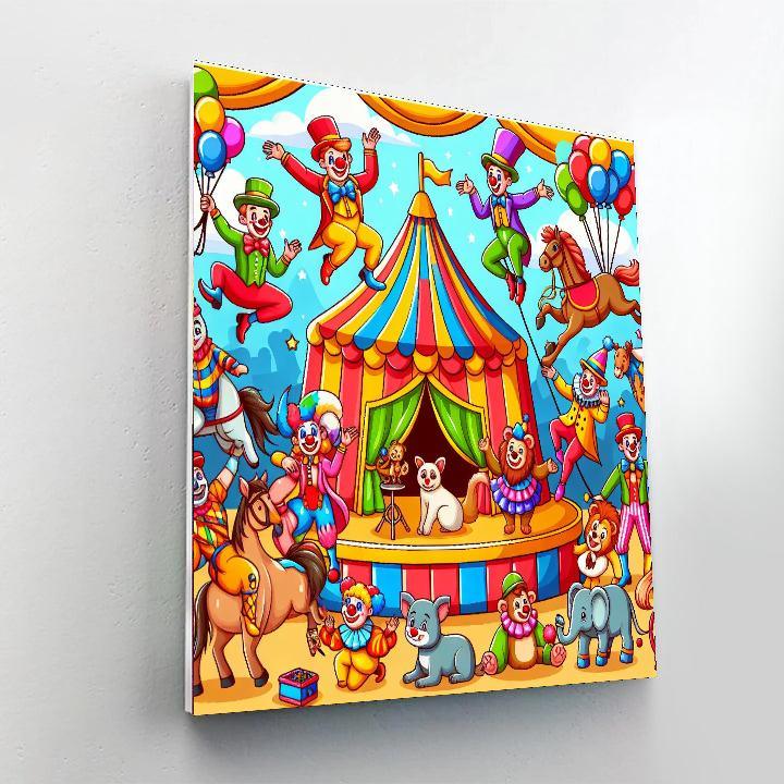 Circus Spectacular Extravaganza DIY Paint By Numbers