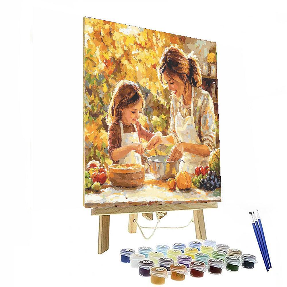 Mommy And Me Baking Paint By Color