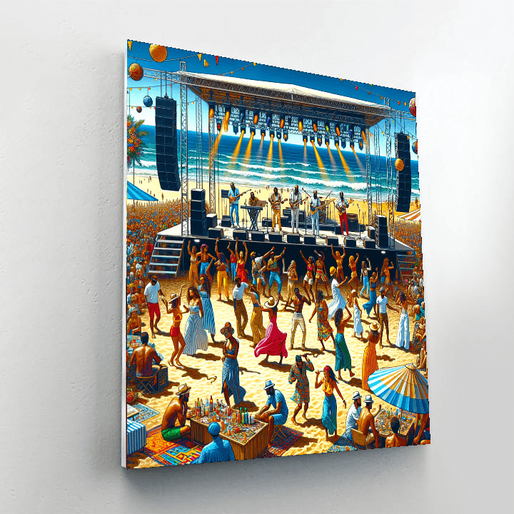 Benicassim Festival Painting By Numbers Kit