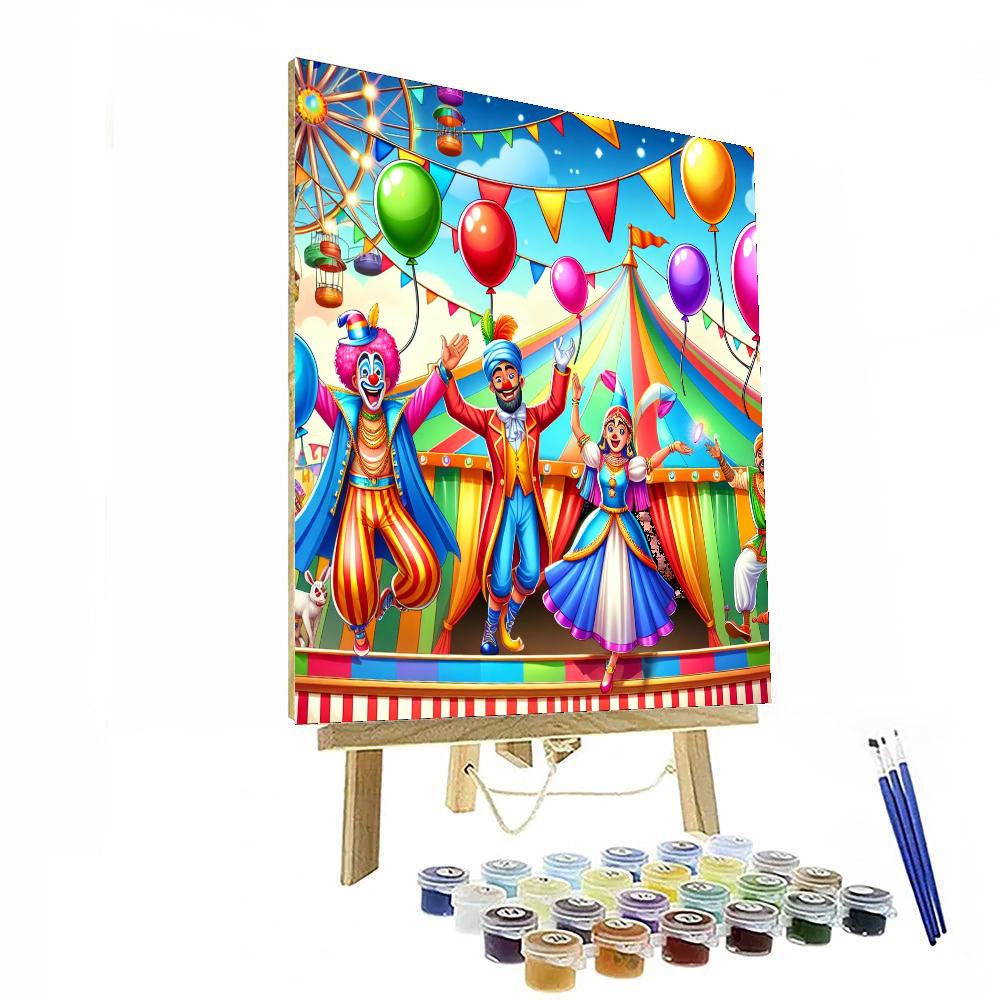 Joyful Circus Carnival Paint By Color