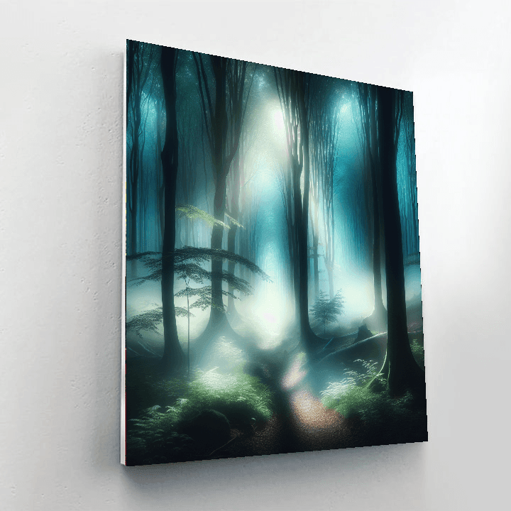Ethereal Dream Forest Painting Number Kit