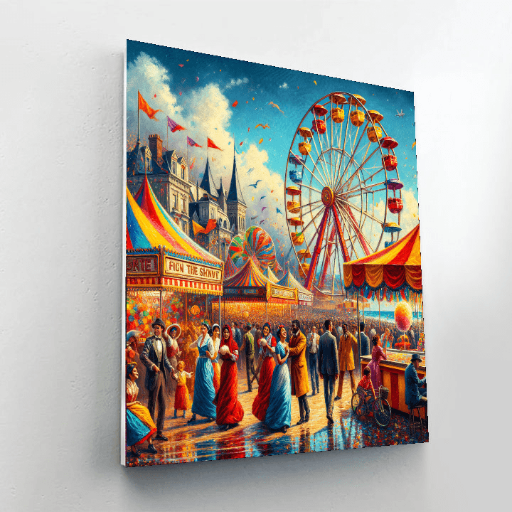 Seaside Carnival Extravaganza Numbered Painting Kits