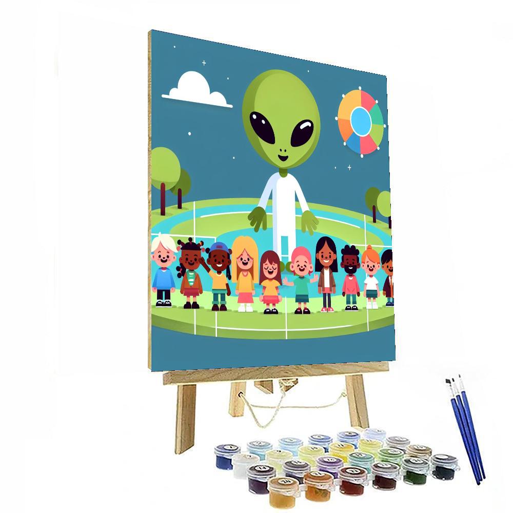 Alien Encounters Paint By Color