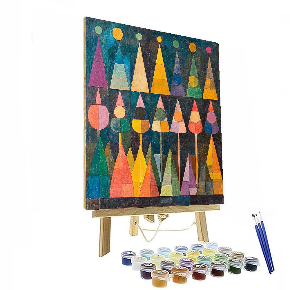 Paul Klee Inspired Childlike Wonder  Paint By Number