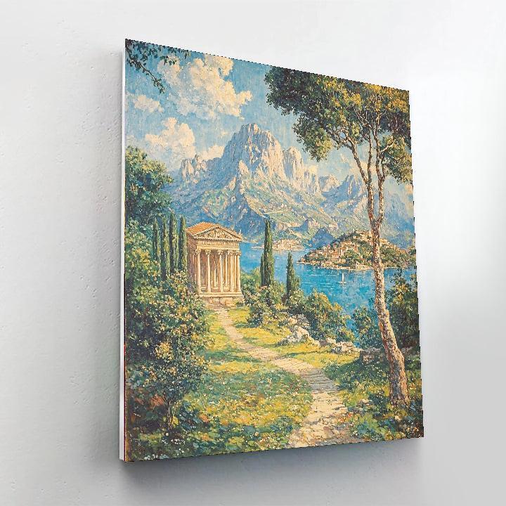 Raphael Inspired Raphael's Dreamlike Horizons  DIY Paint By Numbers
