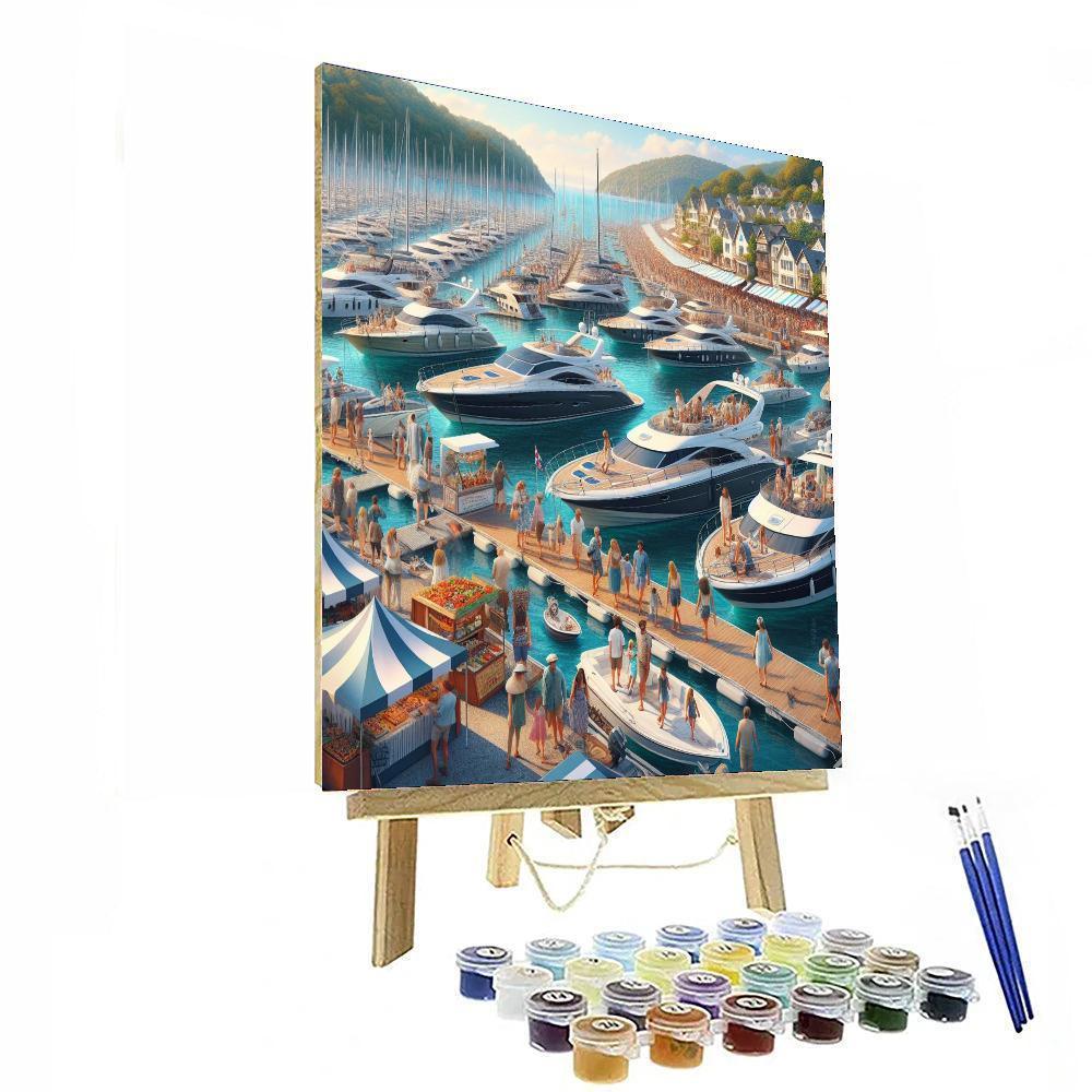 Jersey International Boat Show Paint By Numbers
