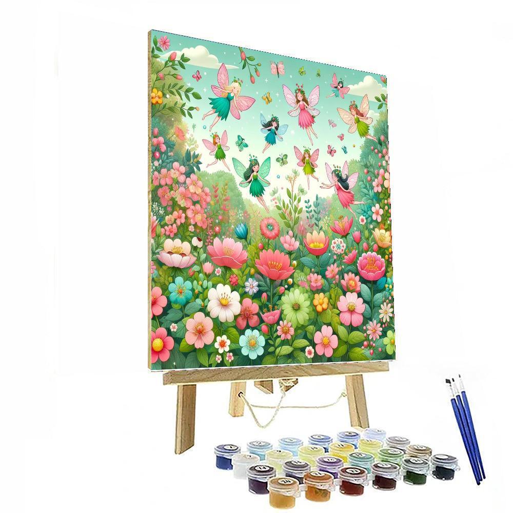 Enchanted Fairy Flight Paint By Color