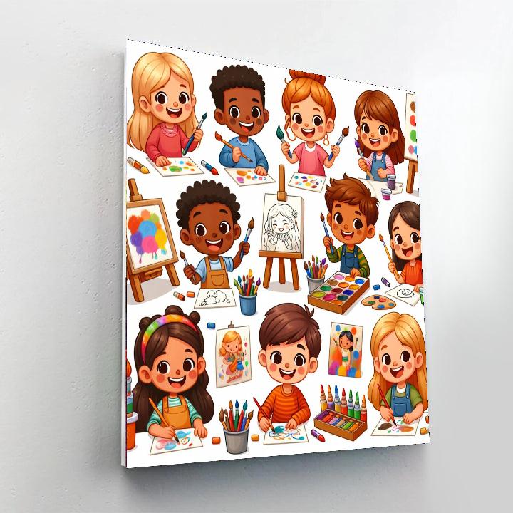 Creative Artists Numbered Painting Kits