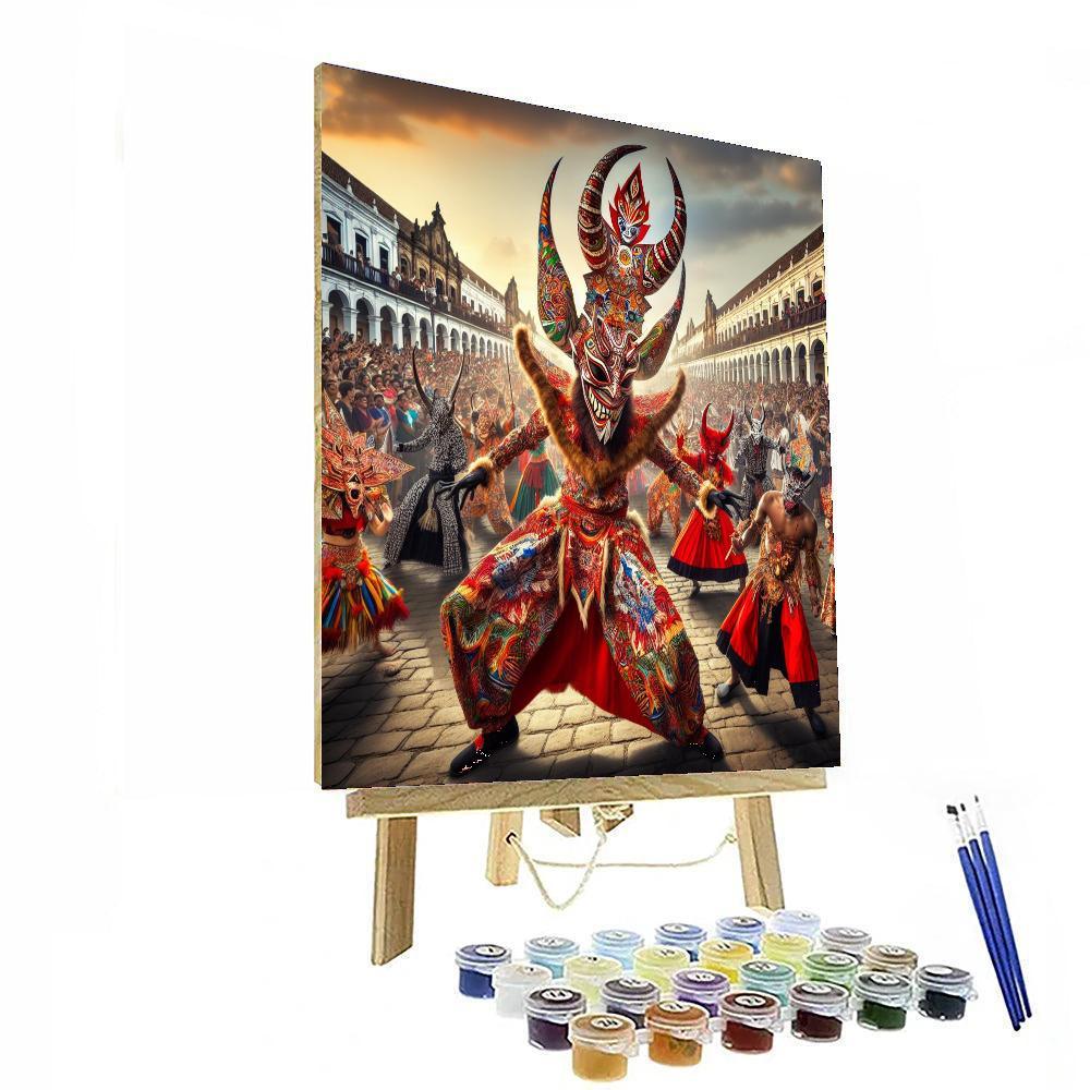 Diablos Danzantes - Yare, Venezuela Number Painting