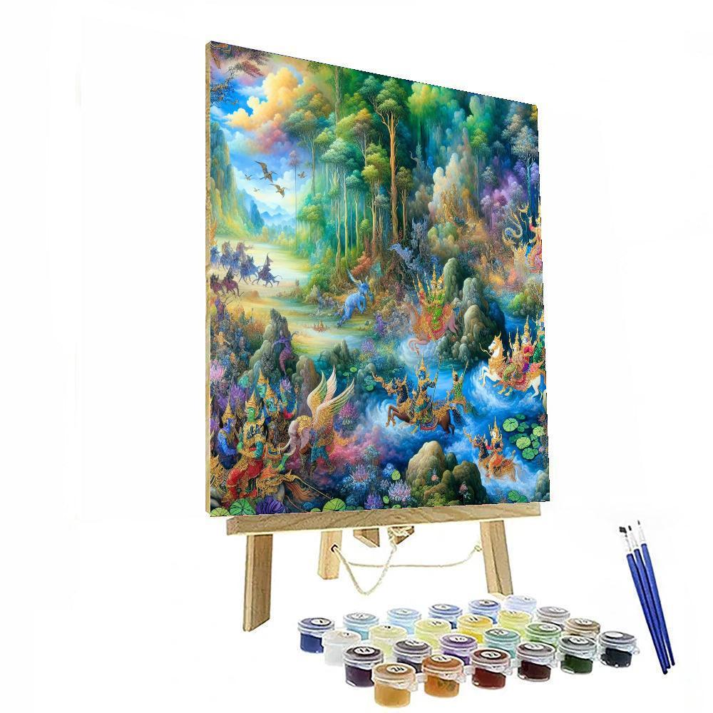 Mystical Creatures Realm Paint By Numbers