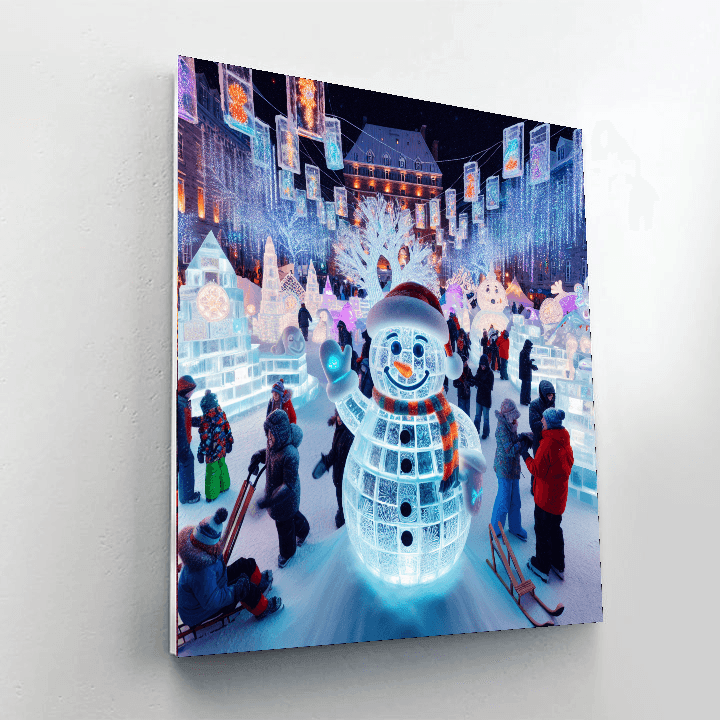 Carnaval De Québec - Quebec City, Canada Number Painting