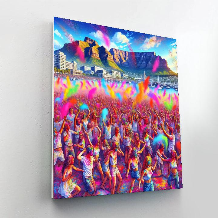 Holi One Color Festival - South Africa DIY Paint By Numbers