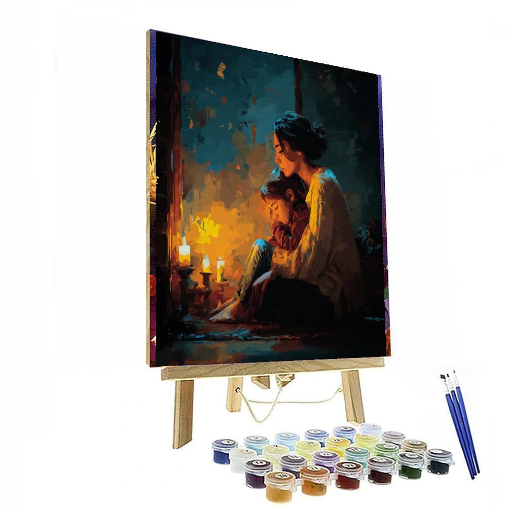 Candlelit Love Number Painting