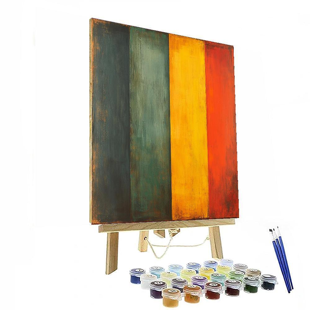 Mark Rothko Inspired Timeless Resonance  Numbered Painting Kits