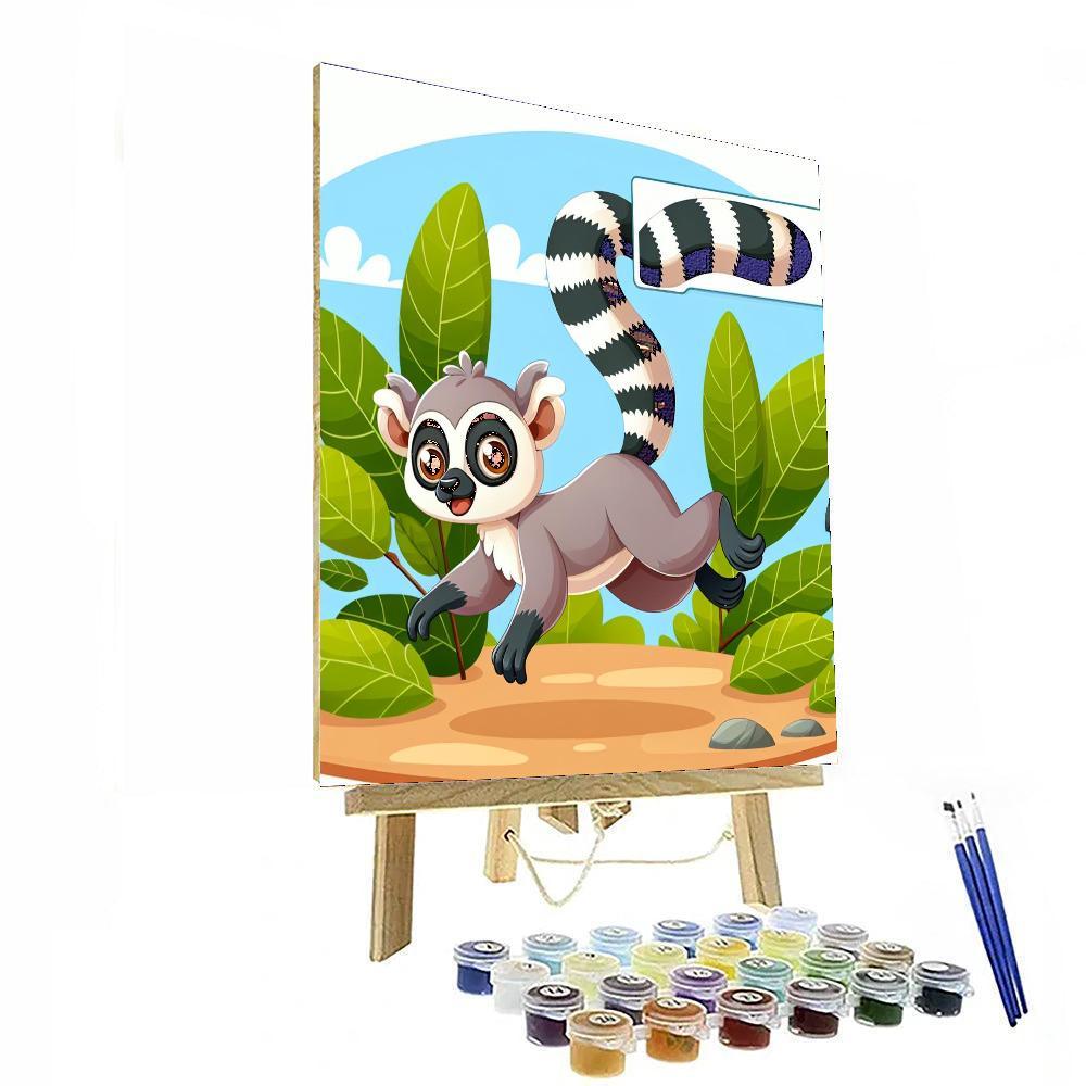 Leaping Lemur Numbered Painting Kits