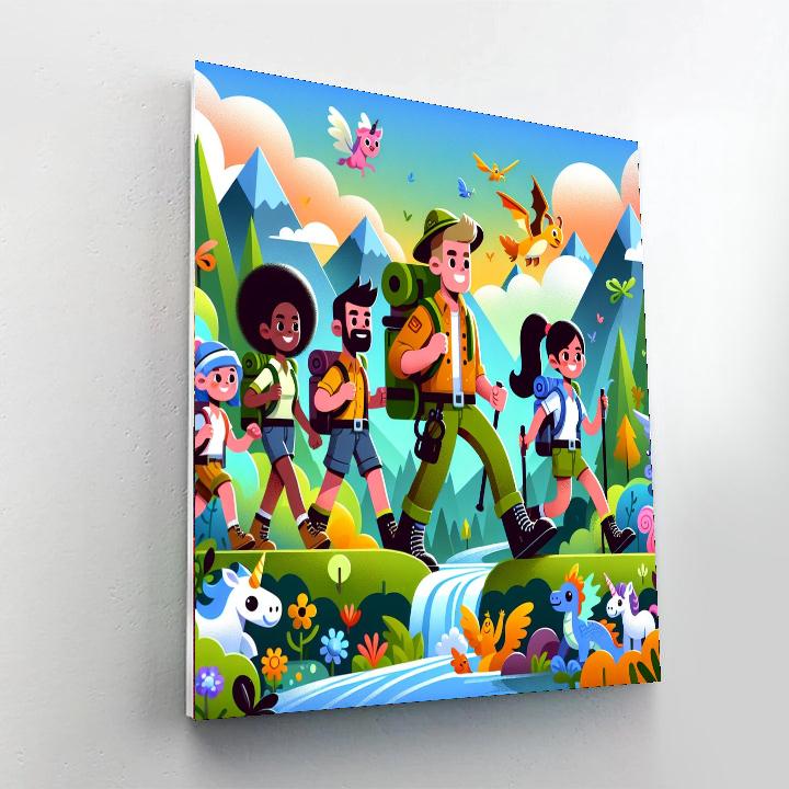 The Great Adventure Quest Painting Number Kit