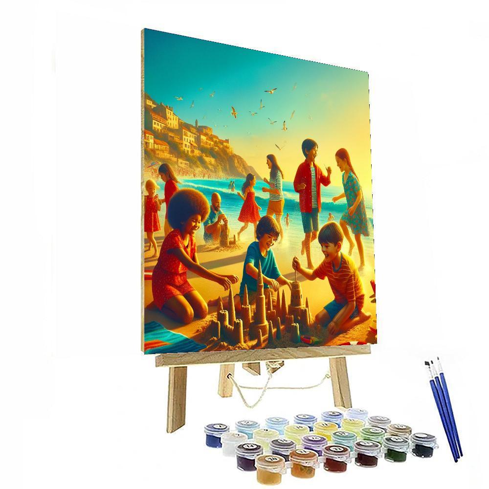 Playful Seaside Adventure Paint By Number