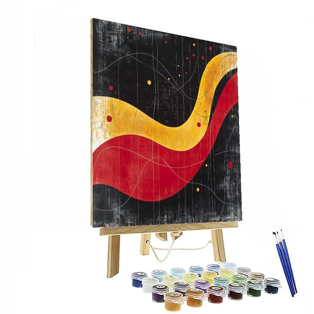 Joan Miro Inspired Journey Through Color  Paint By Number