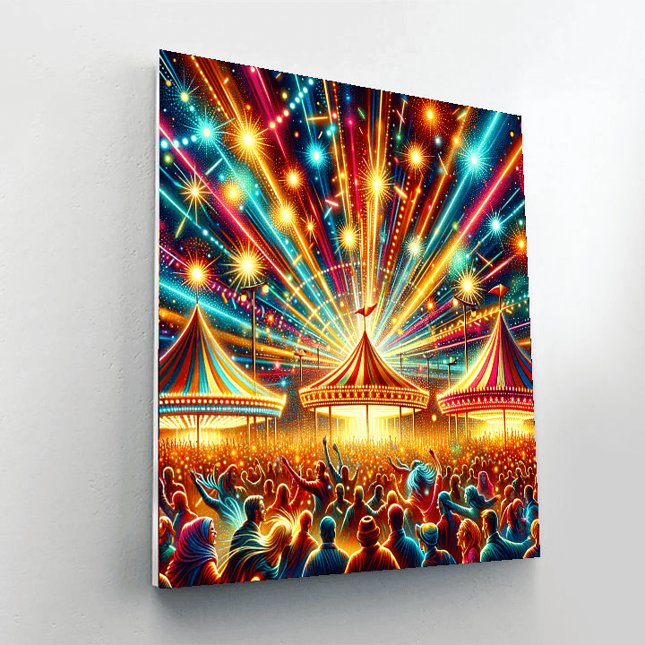Energetic Carnival Celebration DIY Paint By Numbers