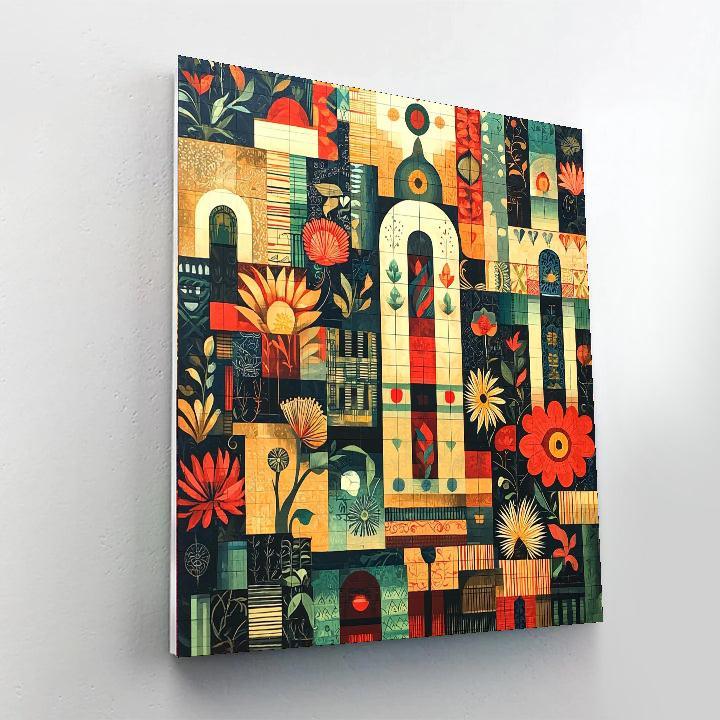 Frida Kahlo Inspired Whispers Of Heritage  Painting Number Kit