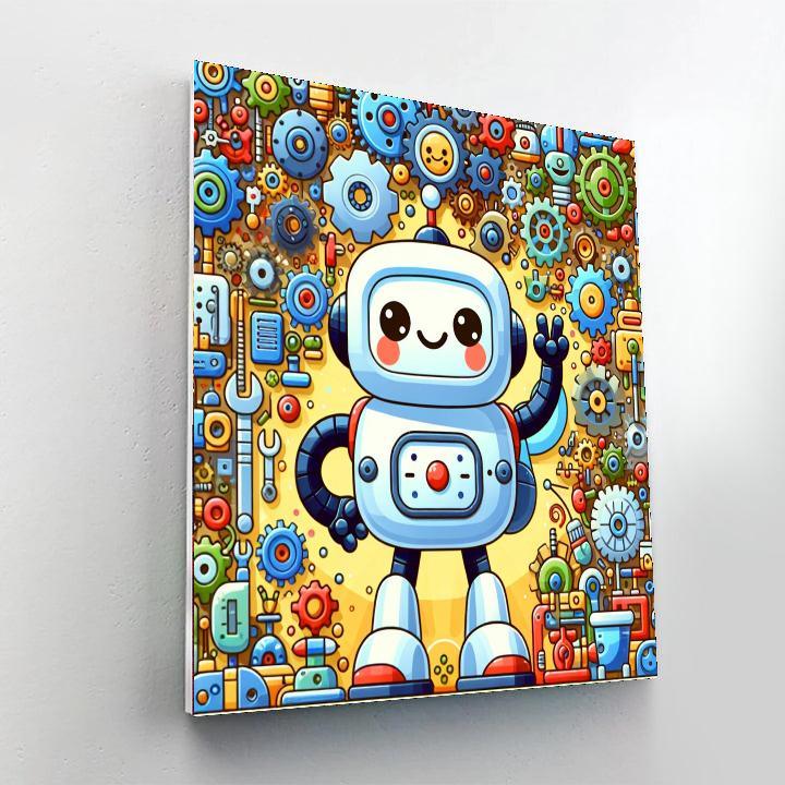 Creative Robot World Painting Number Kit