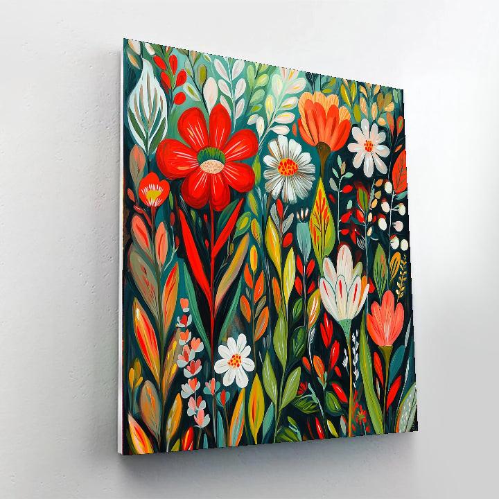 Frida Kahlo Inspired The Heart Of Nature  Painting Number Kit