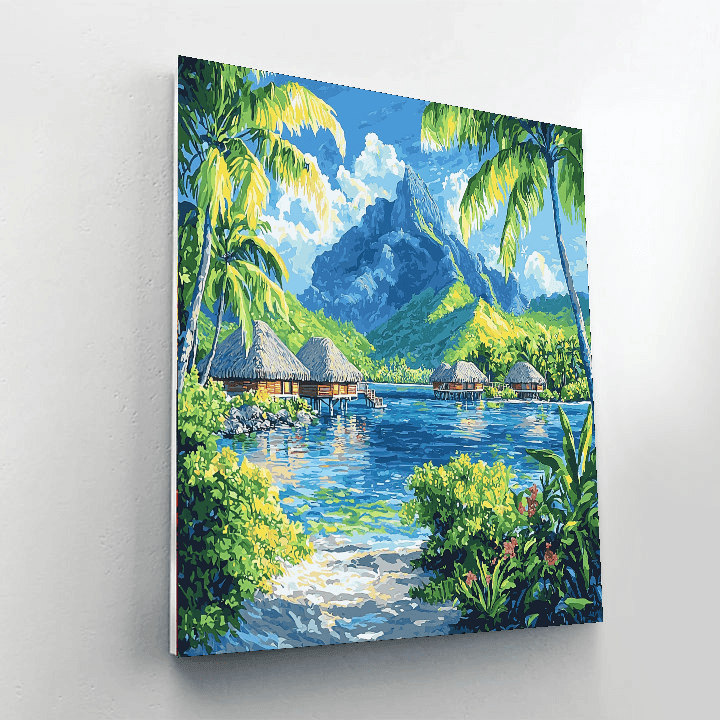 Bora Bora - French Polynesia Paint By Numbers Kits