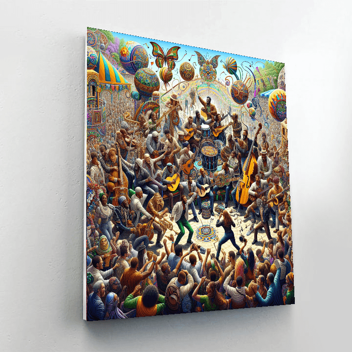 Fiesta De La Música - France Paint By Color