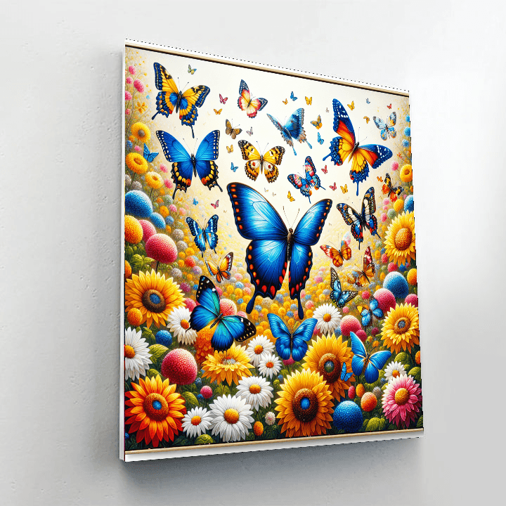 Beautiful Butterfly Ballet Painting Number Kit