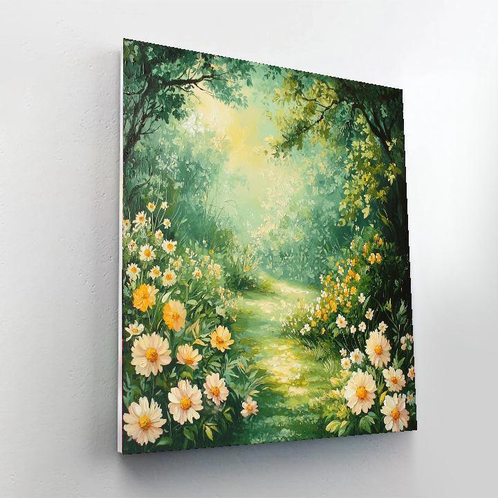 Pierre-Auguste Renoir Inspired Serenity's Garden  Painting By Numbers Kit