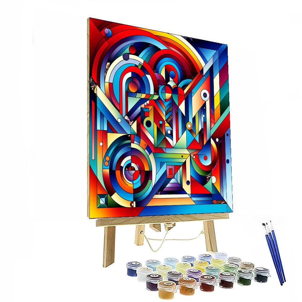 Harmony Of Shapes And Colors Paint By Numbers