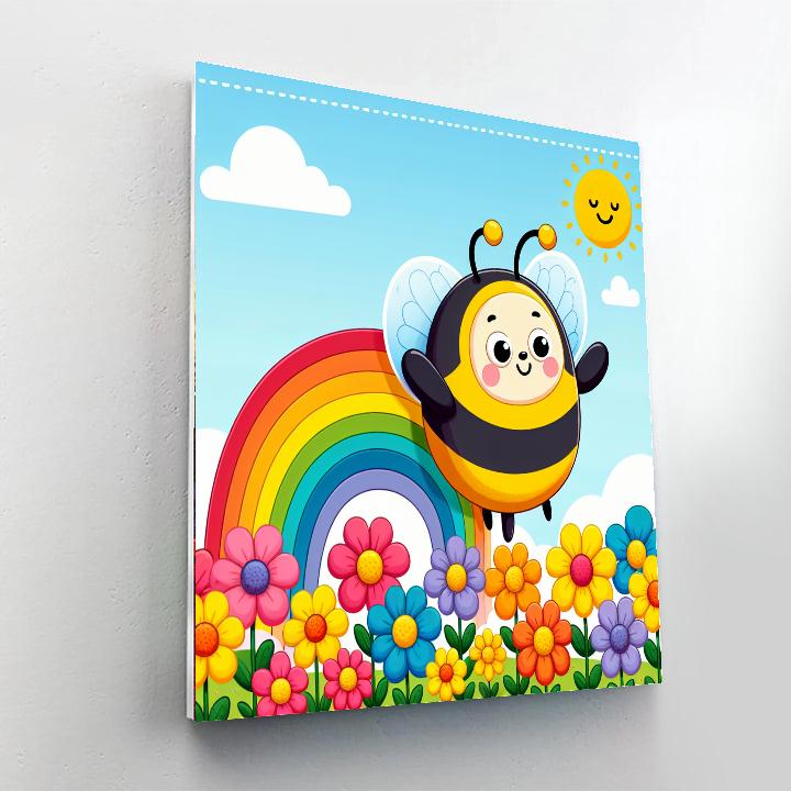Bold Bumblebee Painting Number Kit