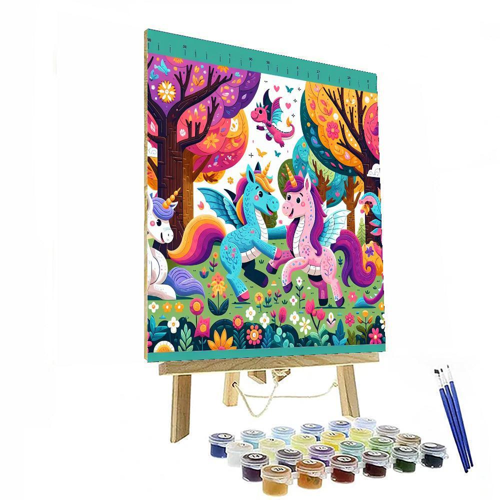 Magical Creatures Adventure Numbered Painting Kits