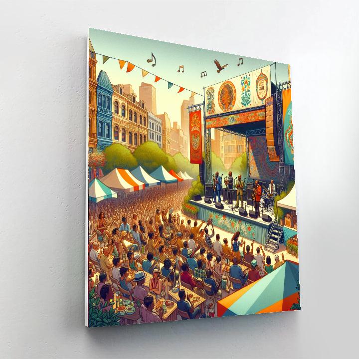 Montréal International Jazz Festival Paint By Numbers Kits