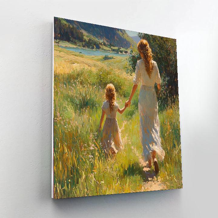 The Power Of A Mother’s Hand Paint By Color