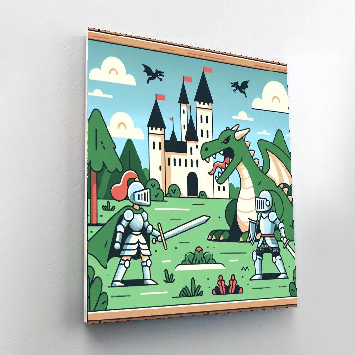 Medieval Mysteries Paint By Numbers Art