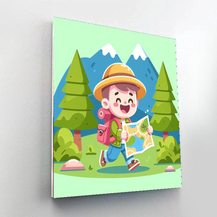 Exploring Explorer DIY Paint By Numbers