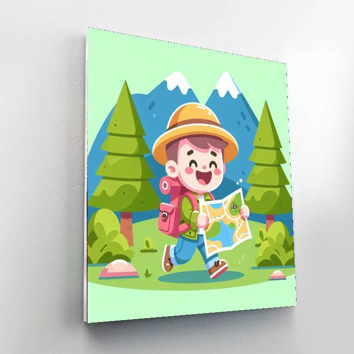 Exploring Explorer DIY Paint By Numbers