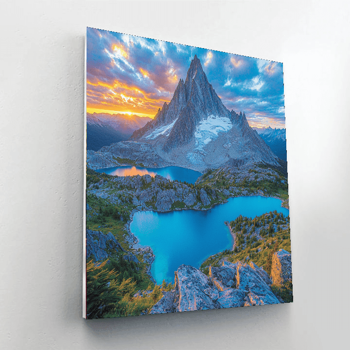 Fitz Roy Mountain DIY Paint By Numbers