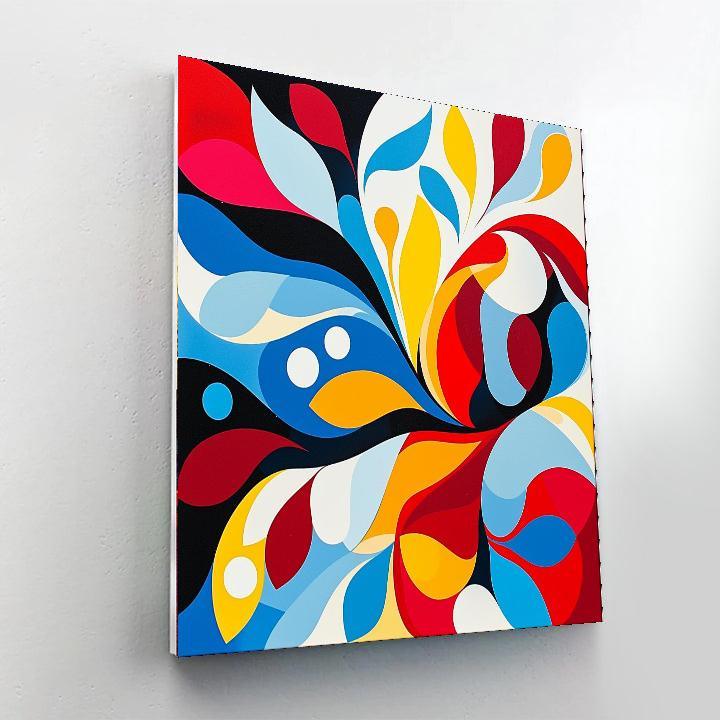 Joan Miró Inspired Abstract Encounters Of Nature  Numbered Painting Kits