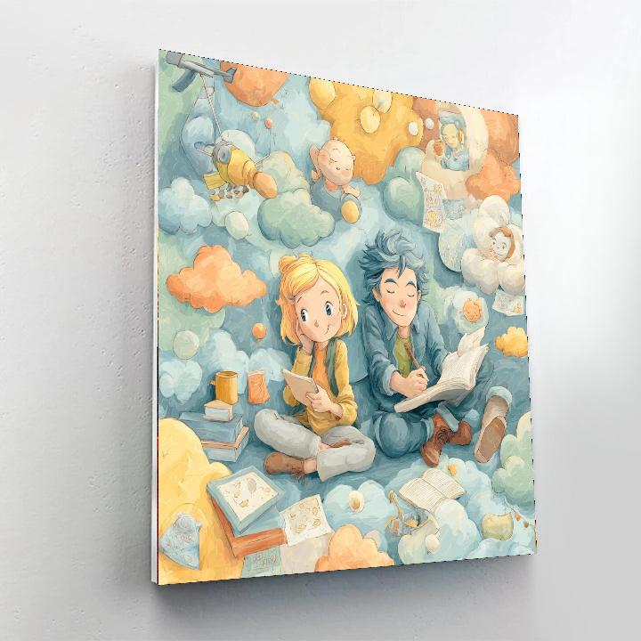 Whisked Away To Dreamland Numbered Painting Kits