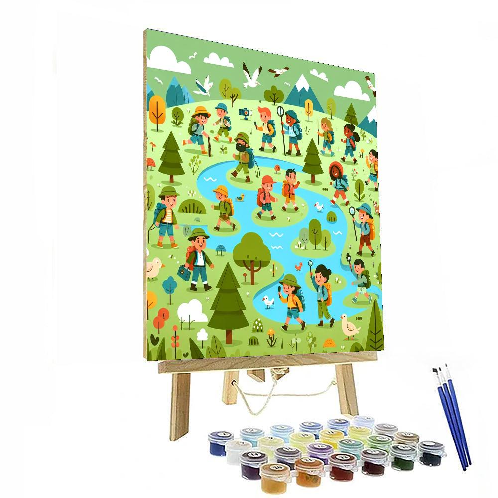 Energetic Ecosystem Expedition Paint By Numbers Art