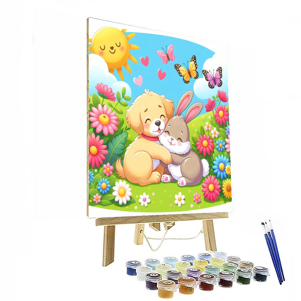 Cute And Cuddly Pets Paint By Numbers Art