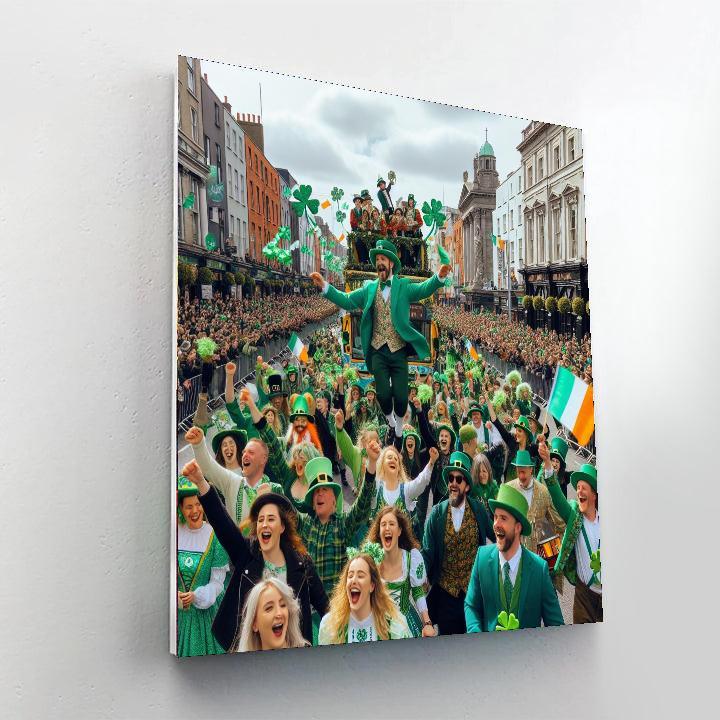 St. Patrick's Day Festival - Ireland Painting By Numbers Kit